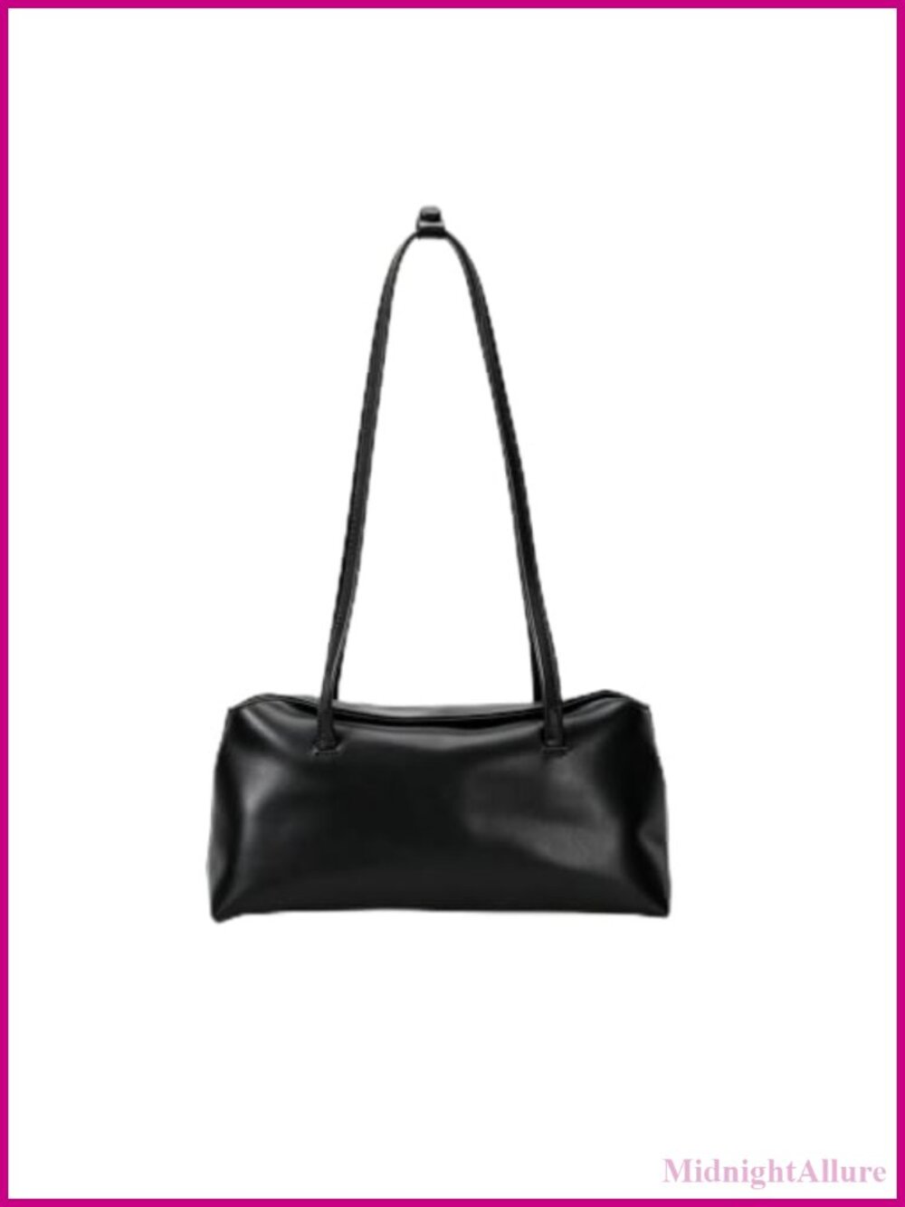 Hobo Shoulder Bag PU Leather Magnetic Flap Top Handle Satchel Purse